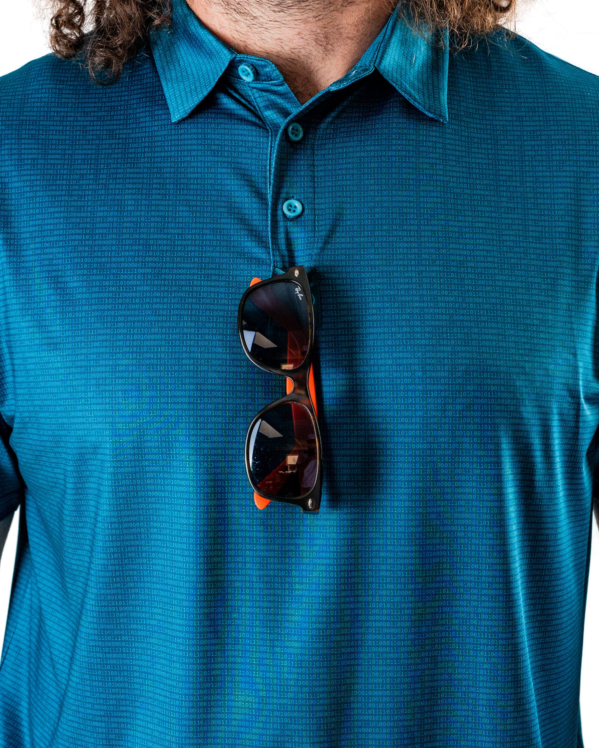 Binary Code Golf Polo