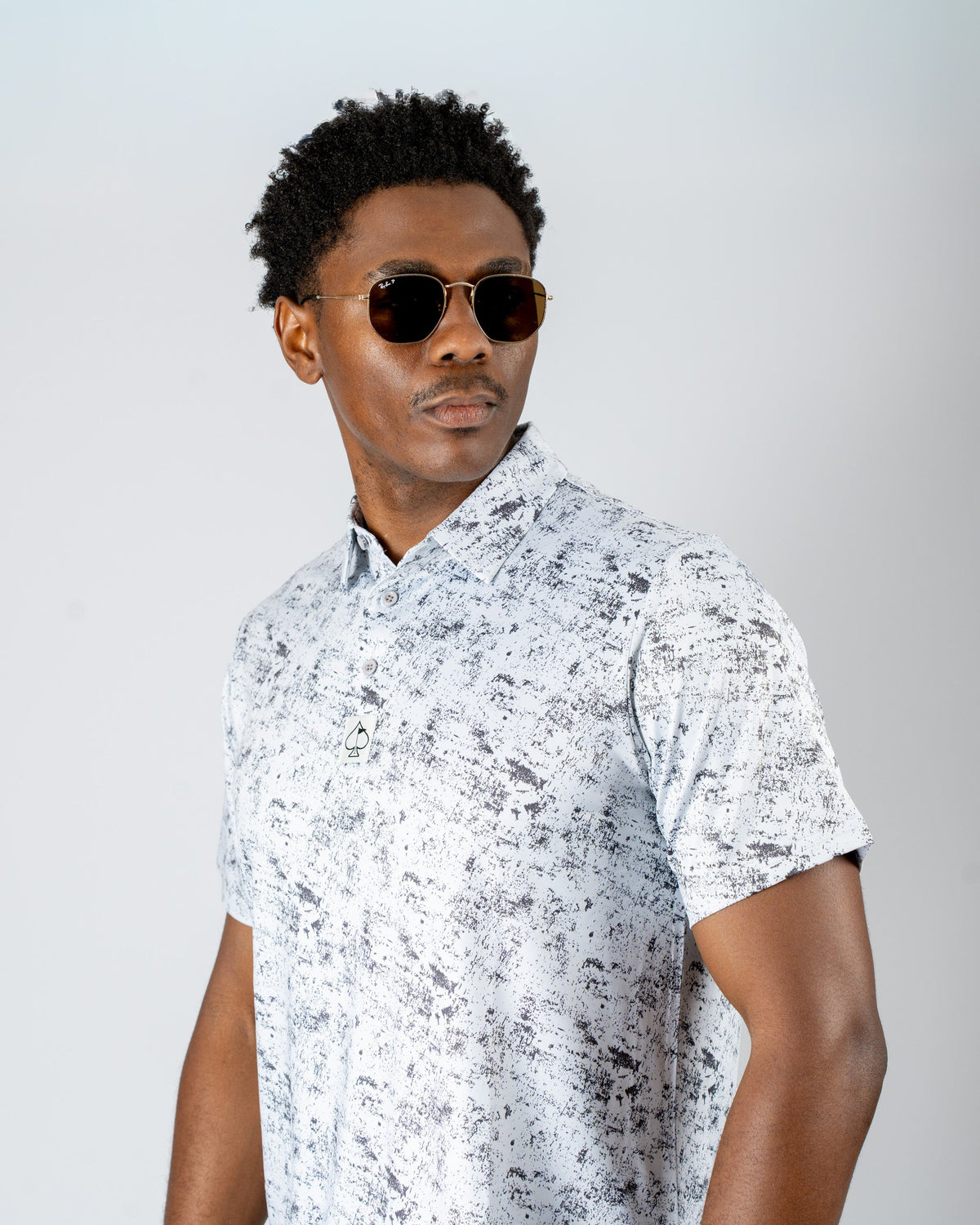 White Noise Golf Polo
