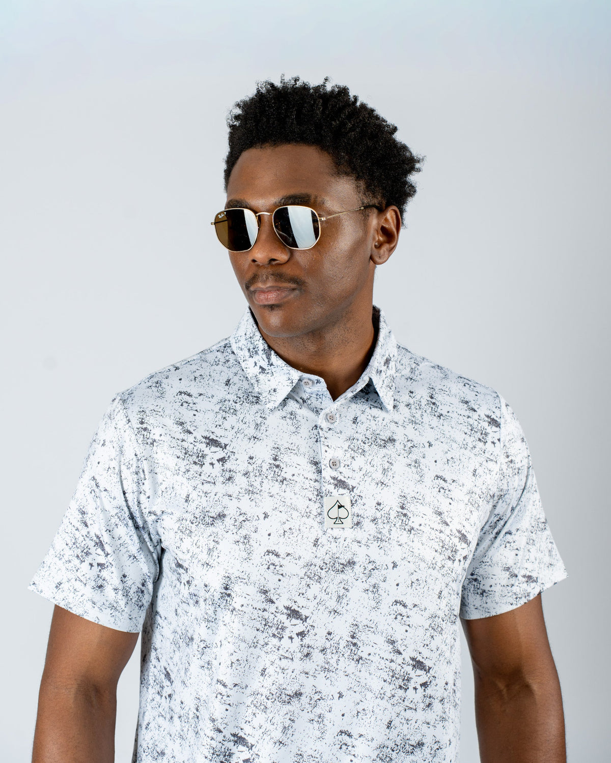 White Noise Golf Polo