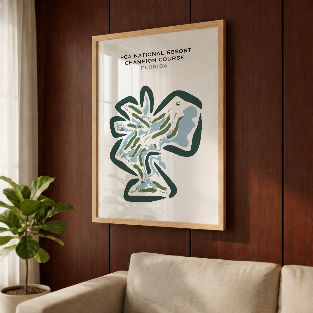 PGA National Resort, Palm Beach Gardens, Florida - Printed Golf Courses