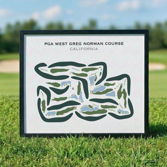 PGA West - Greg Norman, California - Printed Golf Courses