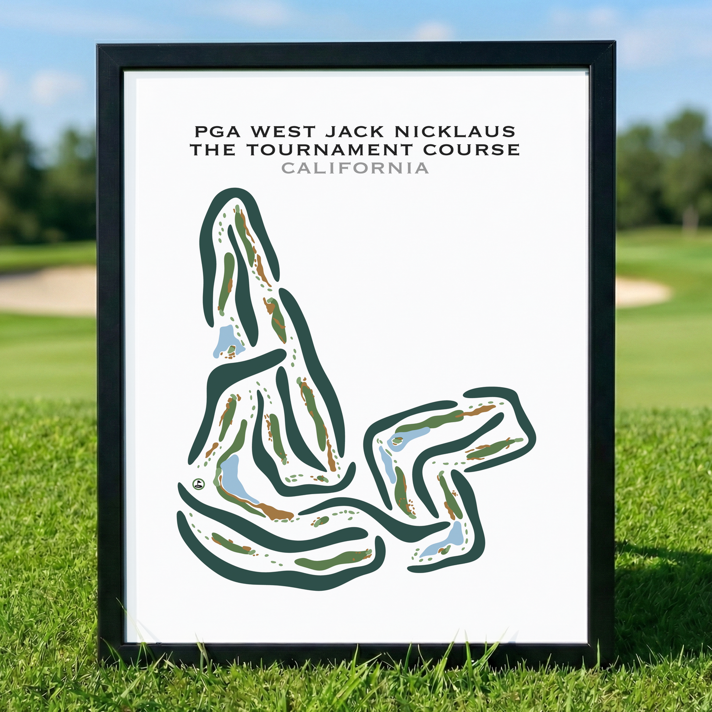 PGA West Jack Nicklaus, California - Printed Golf Courses