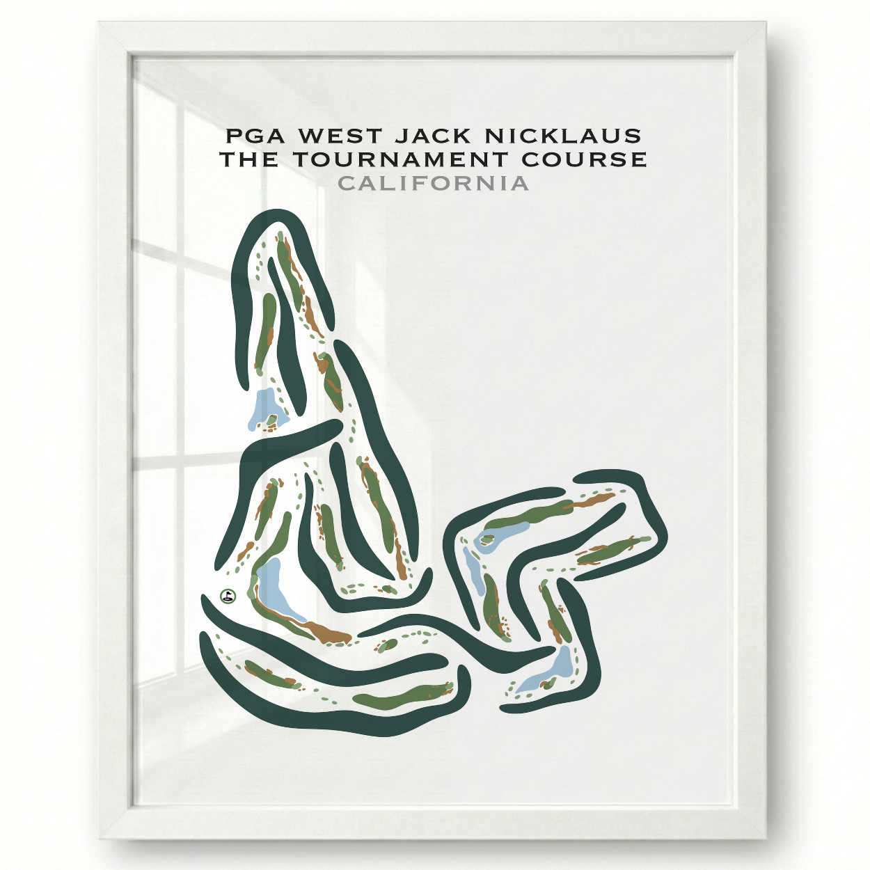 PGA West Jack Nicklaus, California - Printed Golf Courses