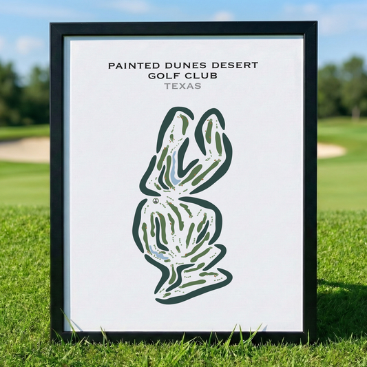 Painted Dunes Desert Golf Club, Texas - Printed Golf Courses