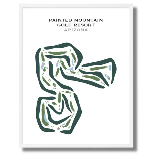 Painted Mountain Golf Resort, Arizona - Printed Golf Courses