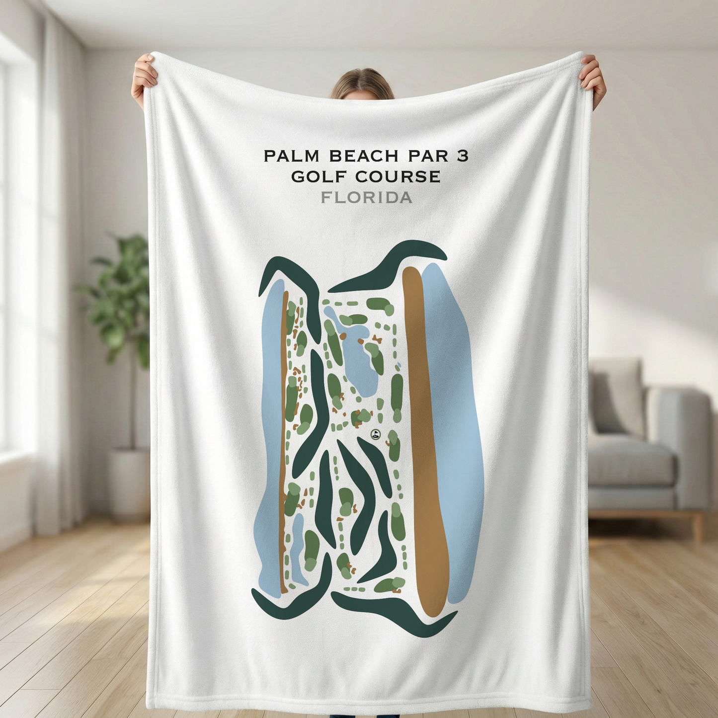 Palm Beach Par 3, Florida - Printed Golf Courses