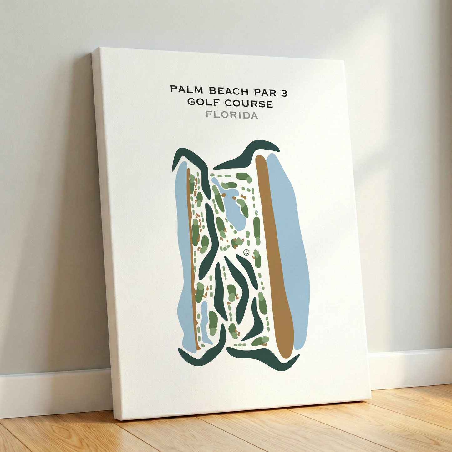 Palm Beach Par 3, Florida - Printed Golf Courses