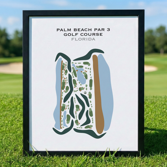 Palm Beach Par 3, Florida - Printed Golf Courses