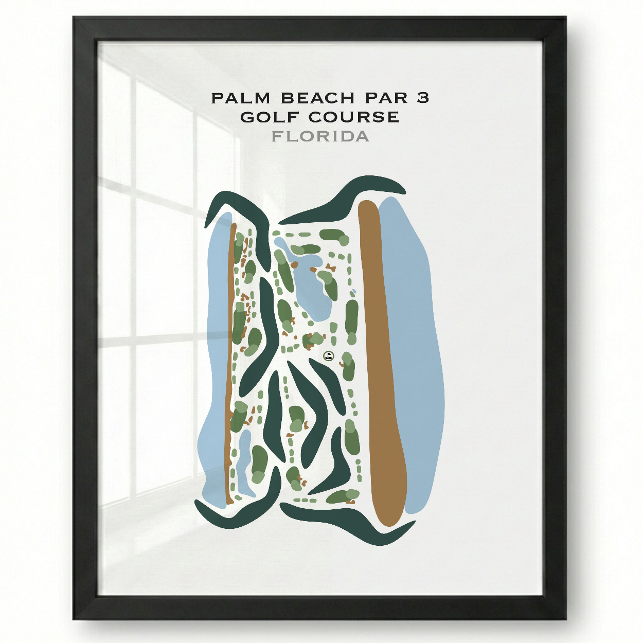 Palm Beach Par 3, Florida - Printed Golf Courses