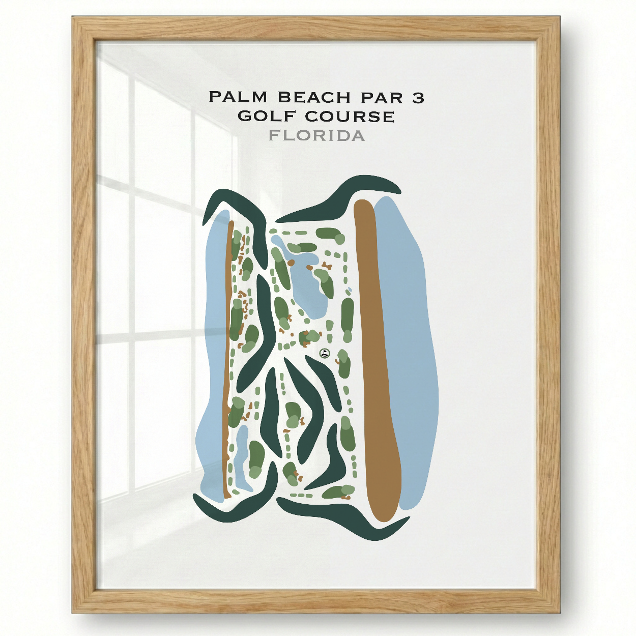 Palm Beach Par 3, Florida - Printed Golf Courses