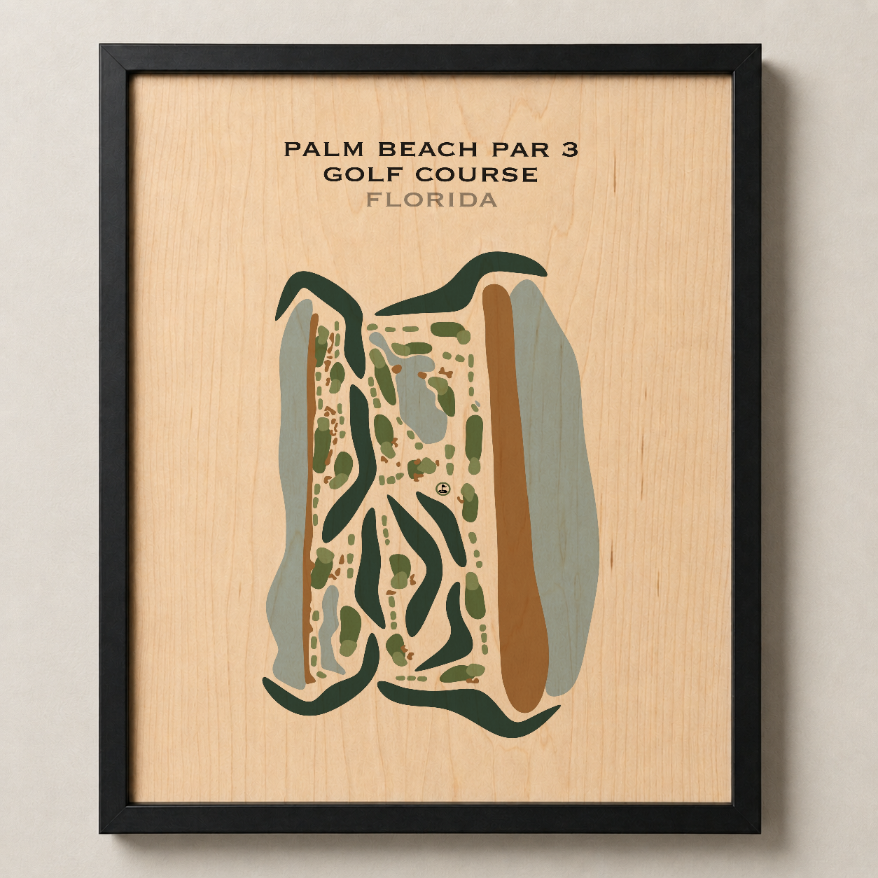 Palm Beach Par 3, Florida - Printed Golf Courses