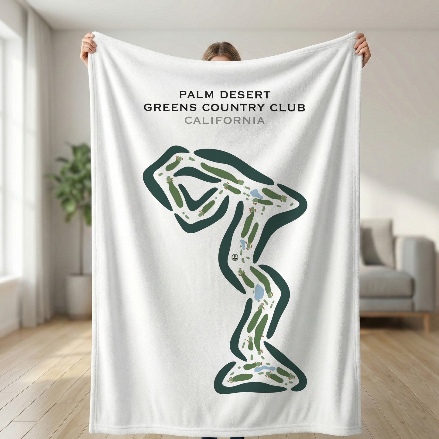 Palm Desert Greens Country Club, California - Printed Golf Course