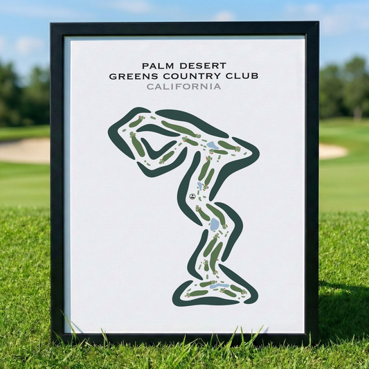 Palm Desert Greens Country Club, California - Printed Golf Course