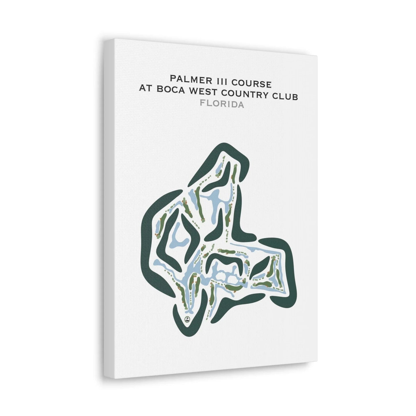Palmer III Course at Boca West Country Club, Florida - Printed Golf Courses