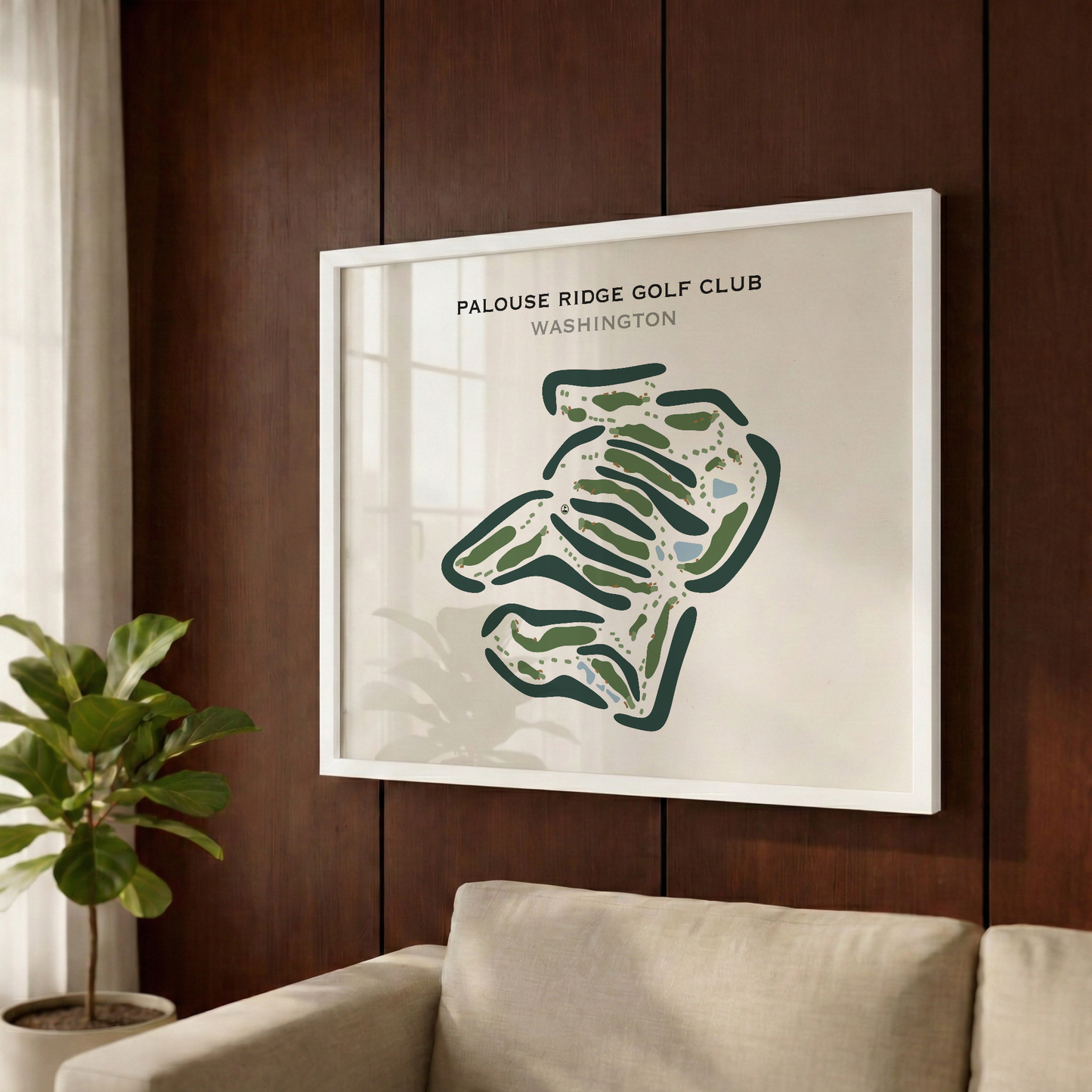 Palouse Ridge Golf Club, Washington - Printed Golf Courses