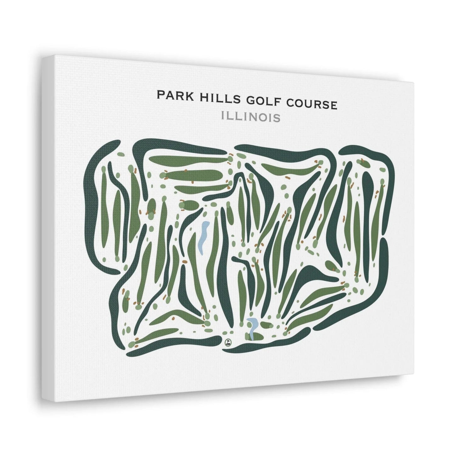 Park Hills Golf Course, Illinois - Printed Golf Courses