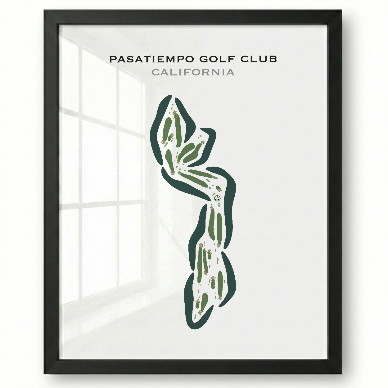 Pasatiempo Golf Club, Santa Cruz California - Printed Golf Courses