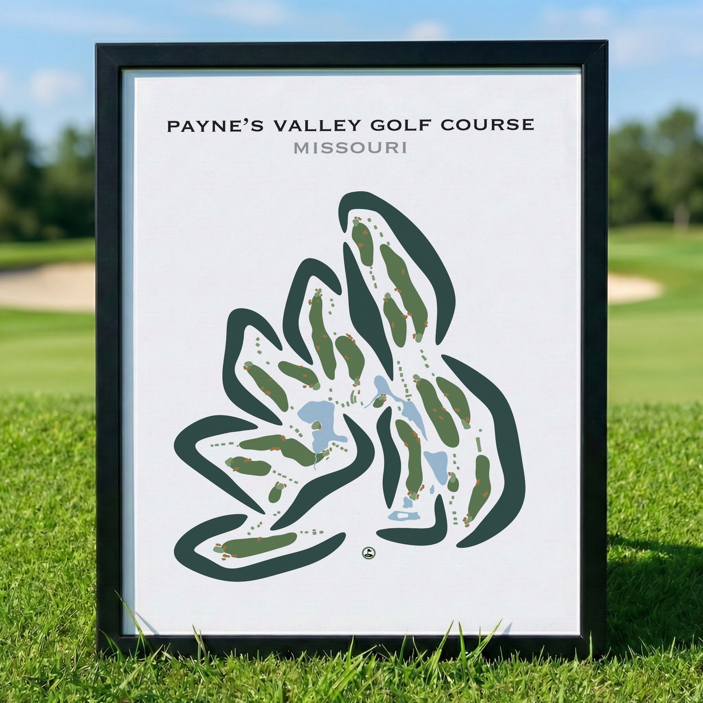 Payne's Valley Golf Course, Missouri - Printed Golf Courses