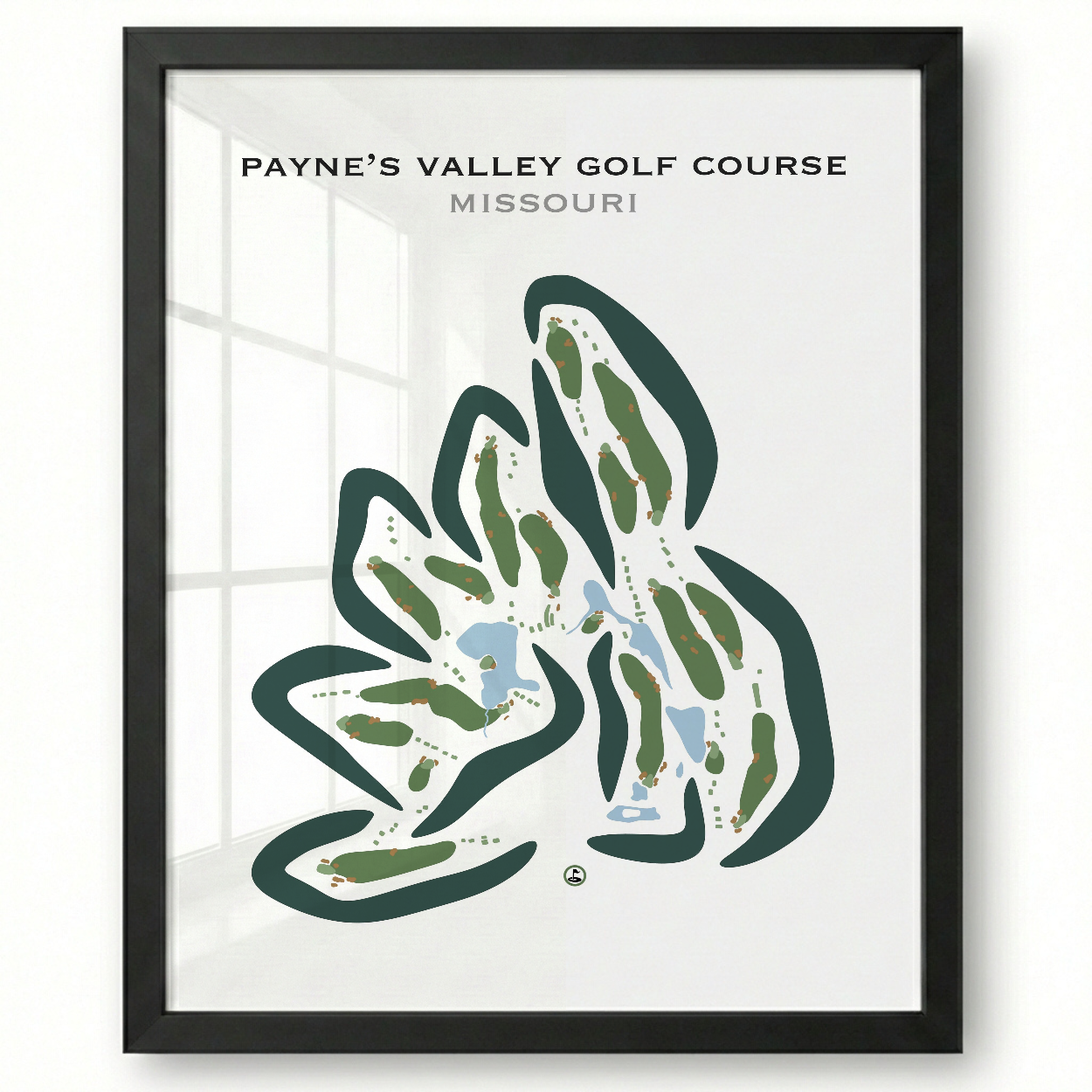 Payne's Valley Golf Course, Missouri - Printed Golf Courses