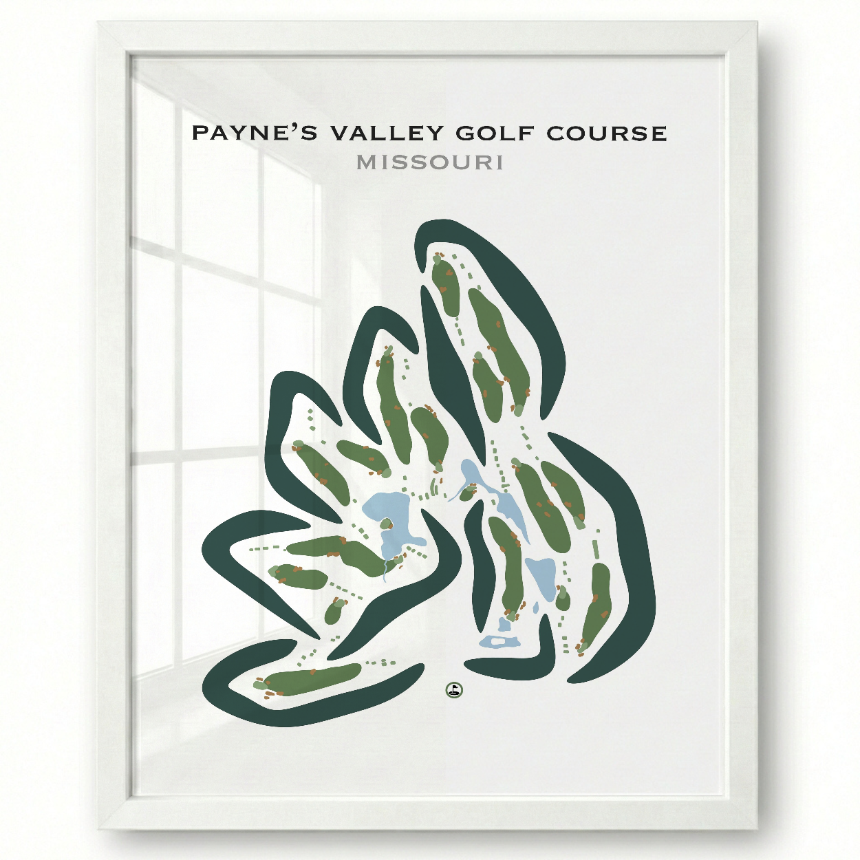 Payne's Valley Golf Course, Missouri - Printed Golf Courses