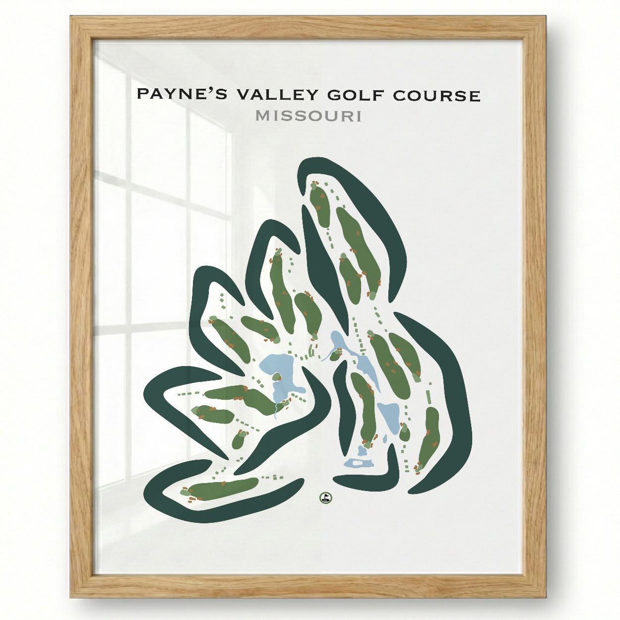 Payne's Valley Golf Course, Missouri - Printed Golf Courses
