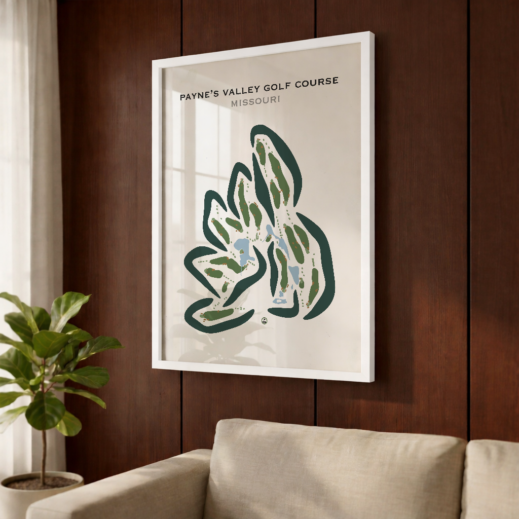 Payne's Valley Golf Course, Missouri - Printed Golf Courses