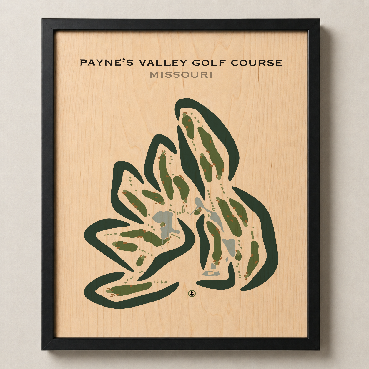 Payne's Valley Golf Course, Missouri - Printed Golf Courses
