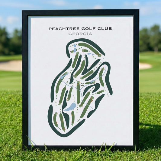 Peachtree Golf Club, Georgia - Printed Golf Courses