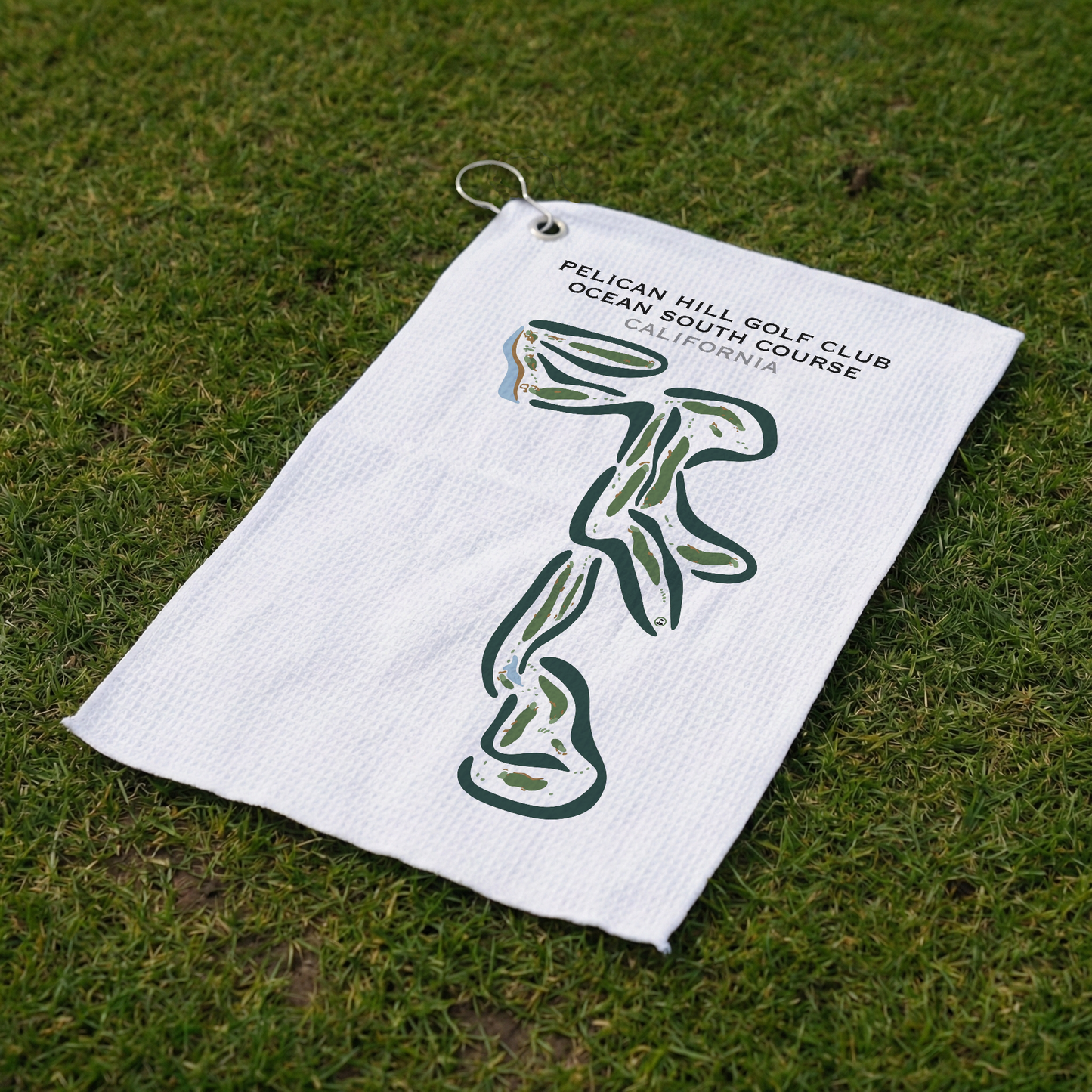 Pelican Hill Golf Club Ocean South Golf Course, California - Printed Golf Courses