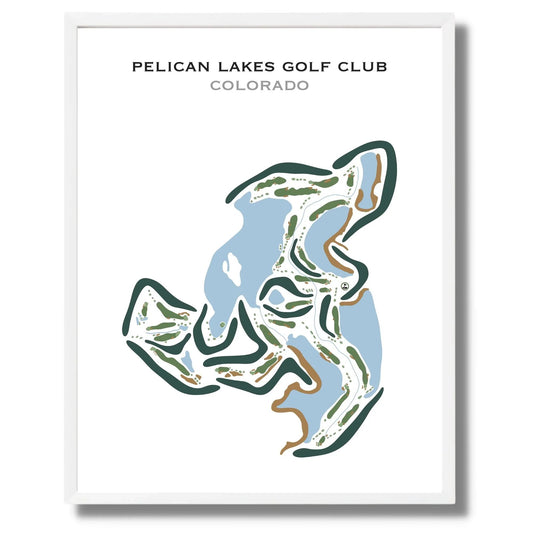 Pelican Lakes Golf Course, Colorado - Printed Golf Courses