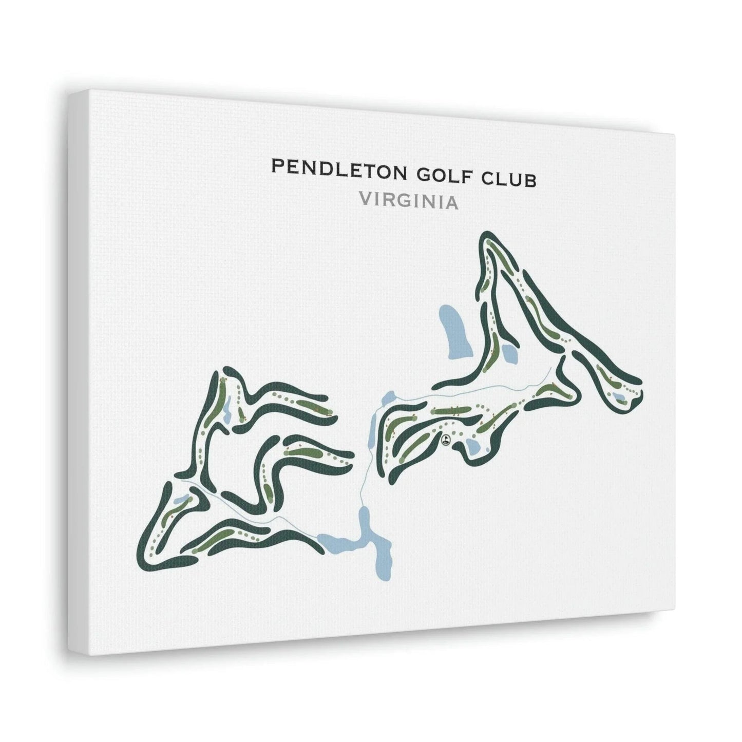 Pendleton Golf Club, Virginia - Printed Golf Courses