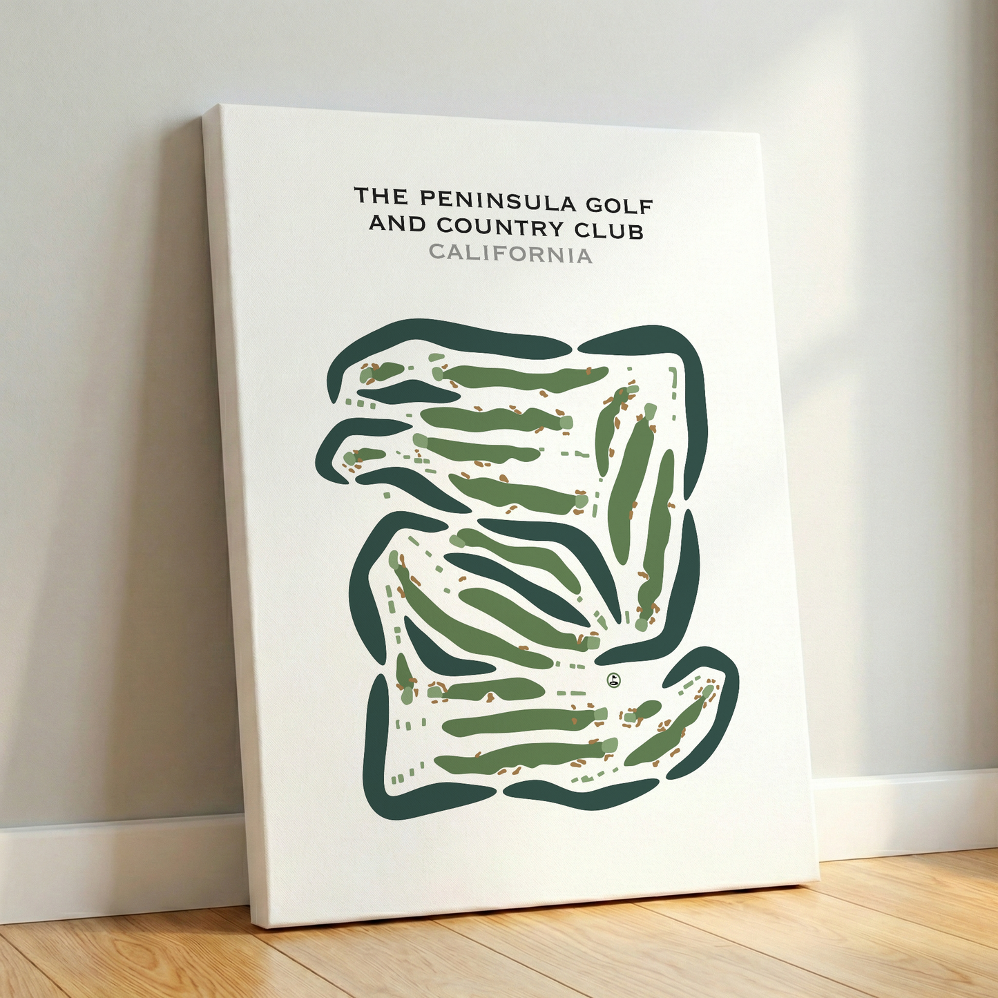 The Peninsula Golf & Country Club, California - Printed Golf Courses