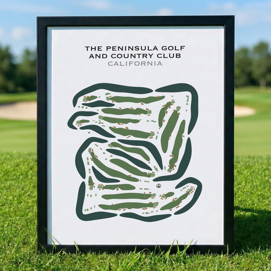 The Peninsula Golf & Country Club, California - Printed Golf Courses