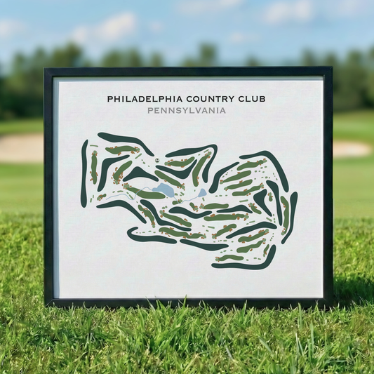 Philadelphia Country Club, Pennsylvania - Printed Golf Course