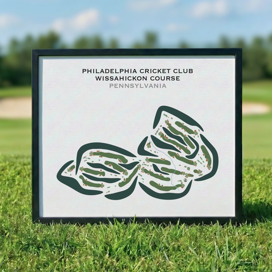 Philadelphia Cricket Club, Wissahickon Course, Pennsylvania - Printed Golf Course