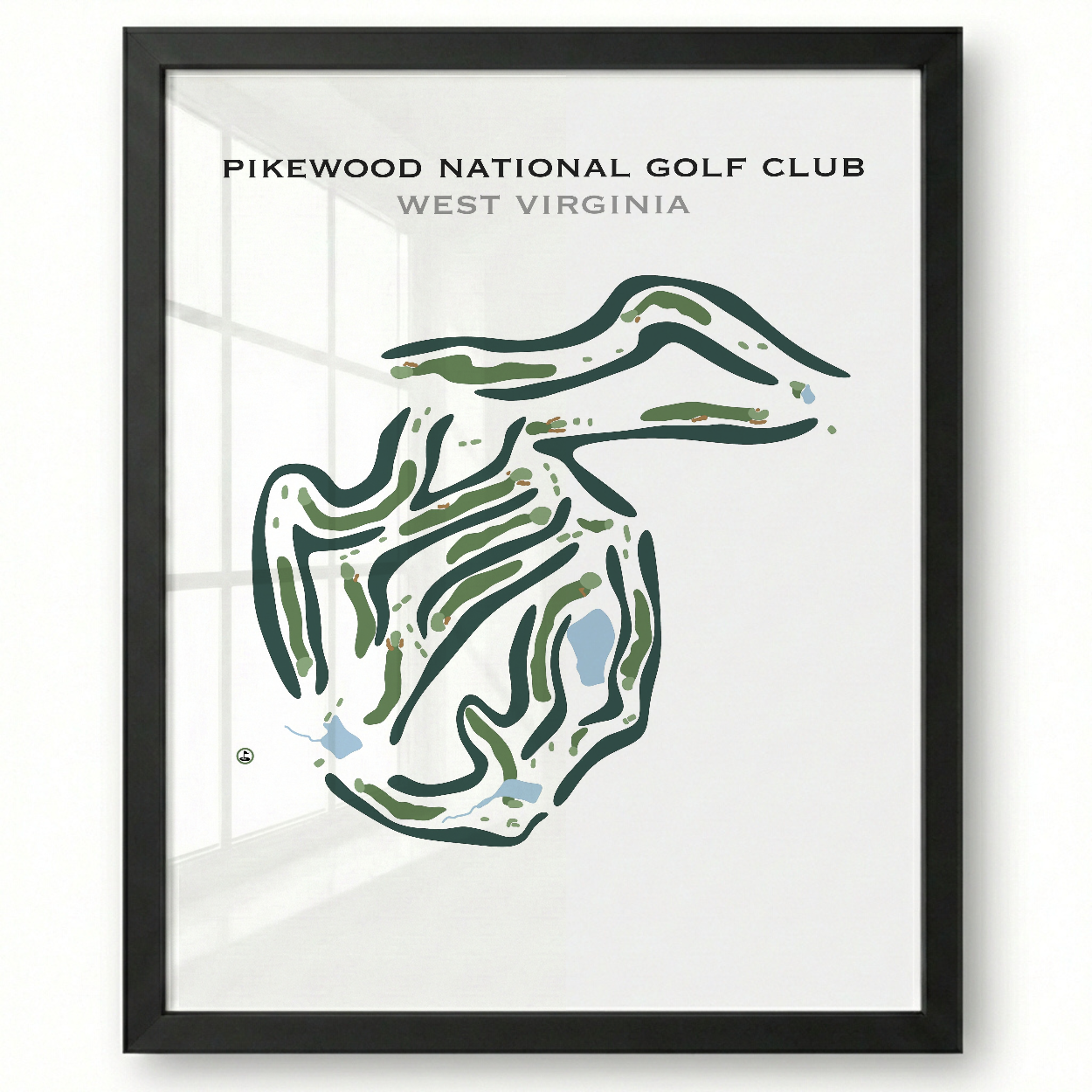 Pikewood National Golf Club, West Virginia - Printed Golf Courses