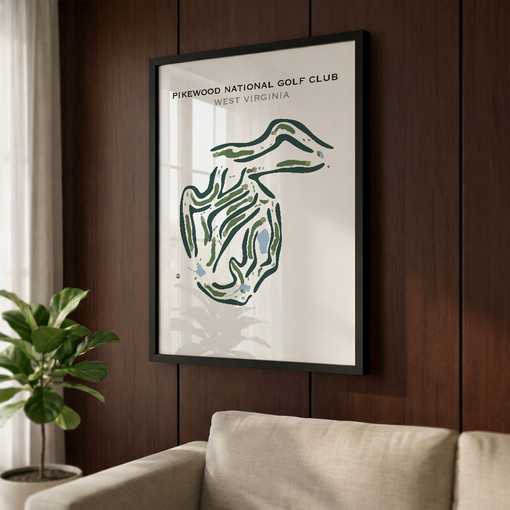 Pikewood National Golf Club, West Virginia - Printed Golf Courses