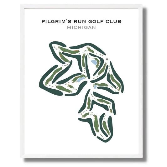 Pilgrim's Run Golf Club, Michigan - Printed Golf Courses