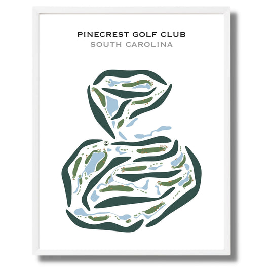 Pinecrest Golf Club, South Carolina - Printed Golf Courses