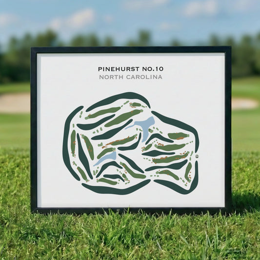Pinehurst No. 10, North Carolina - Printed Golf Courses