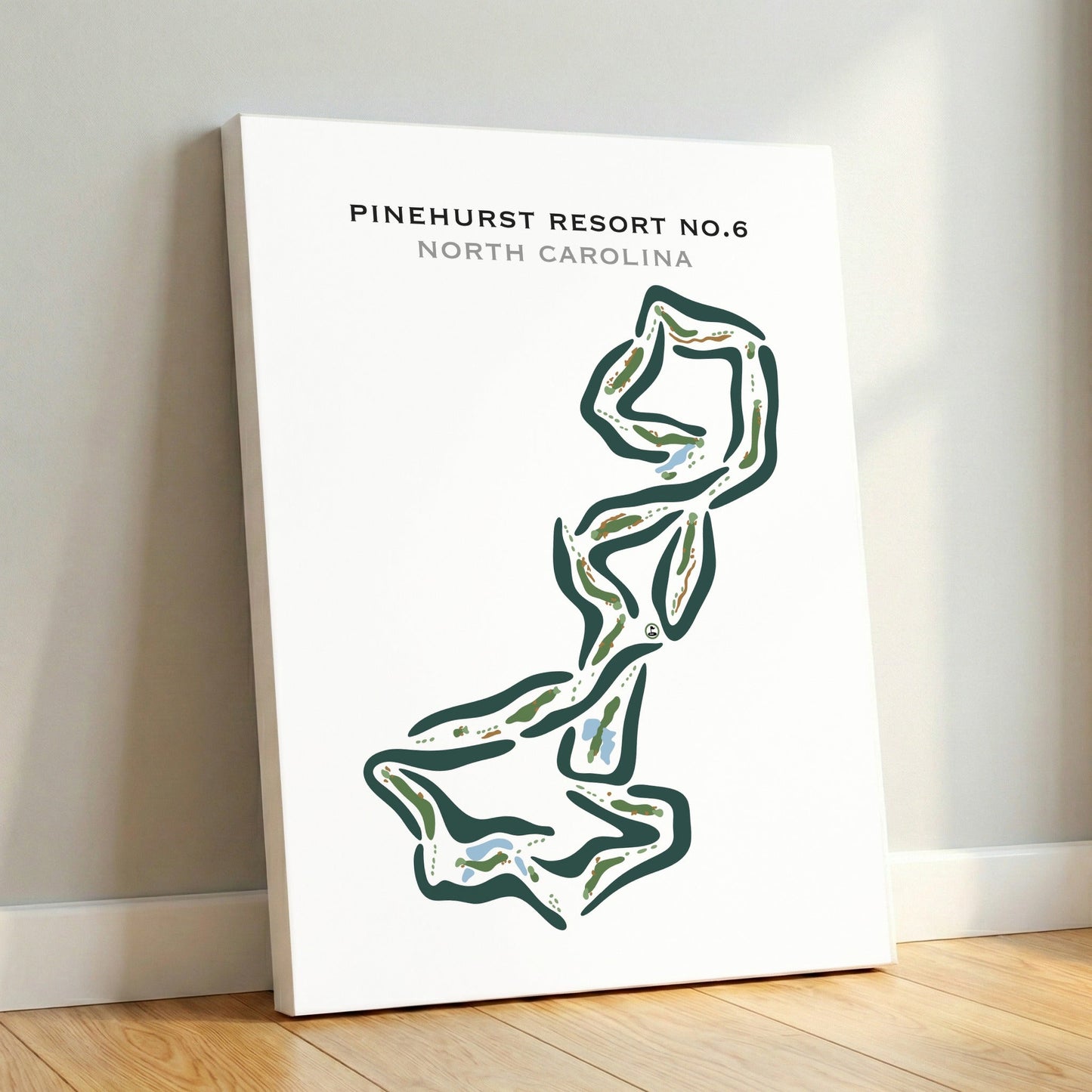 Pinehurst Resort #6, North Carolina - Printed Golf Courses