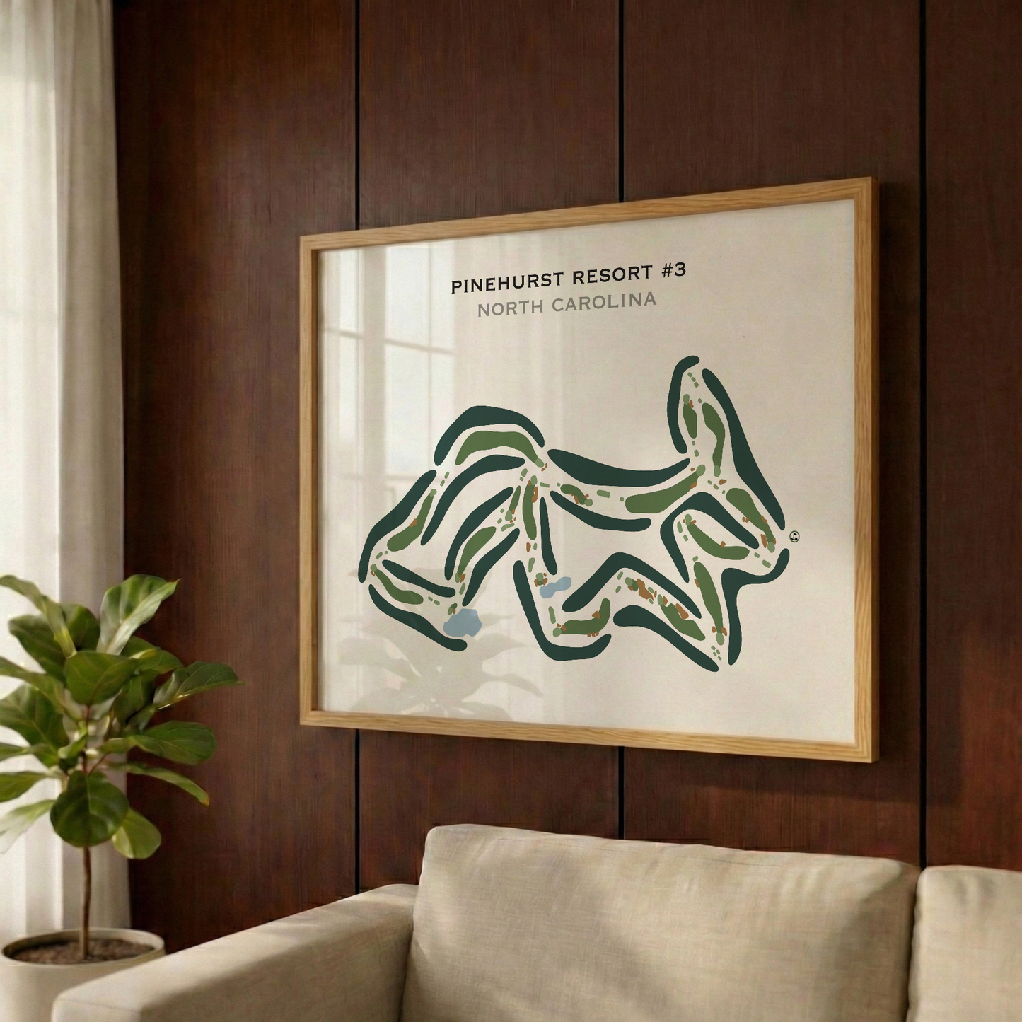 Pinehurst Resort No. 3, North Carolina - Printed Golf Courses