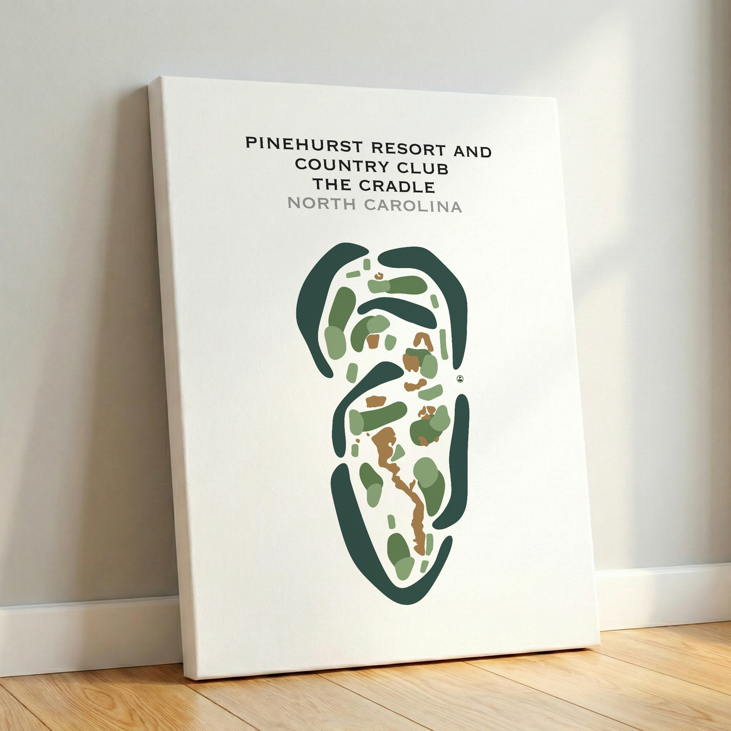 Pinehurst Resort and Country Club, The Cradle, North Carolina - Printed Golf Courses