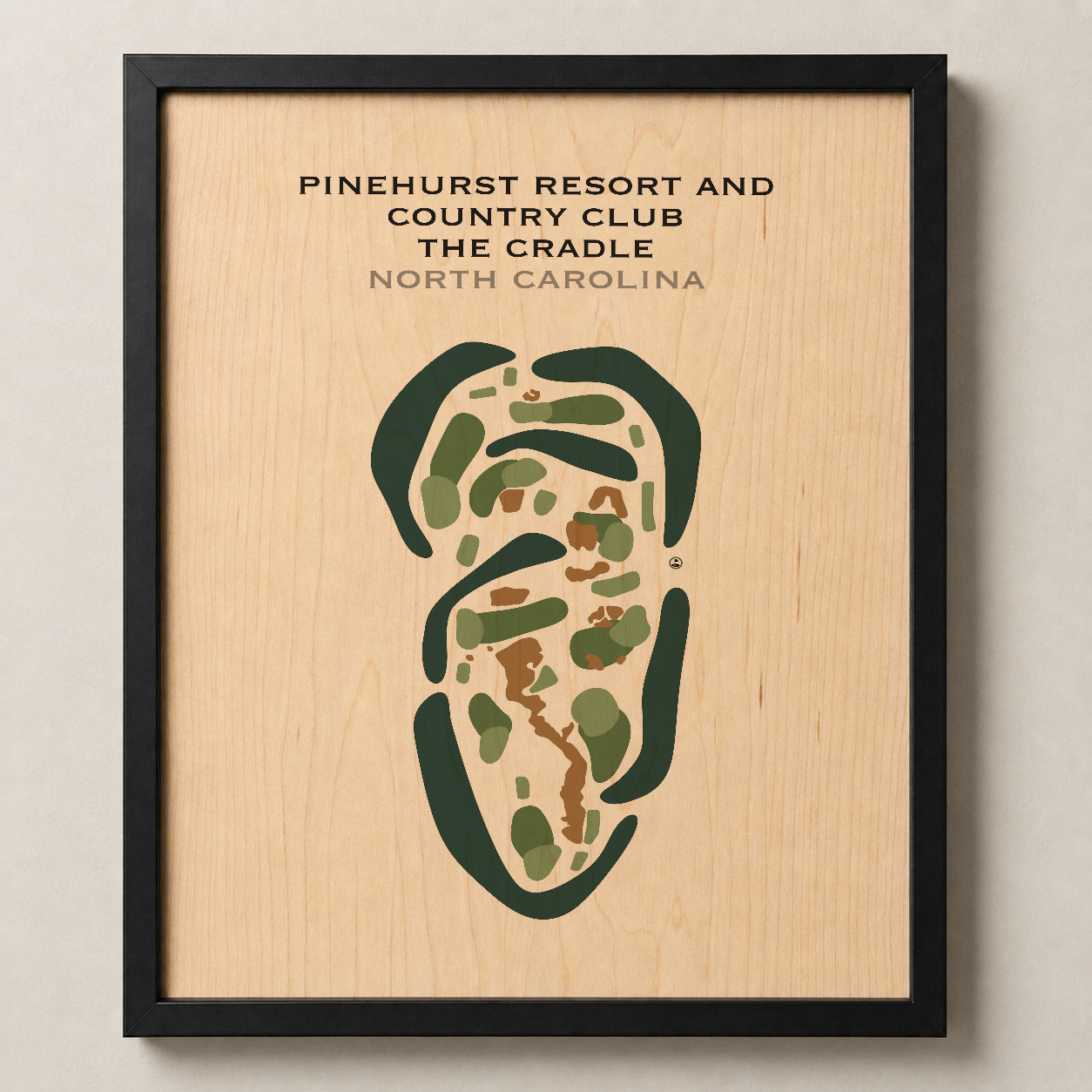 Pinehurst Resort and Country Club, The Cradle, North Carolina - Printed Golf Courses