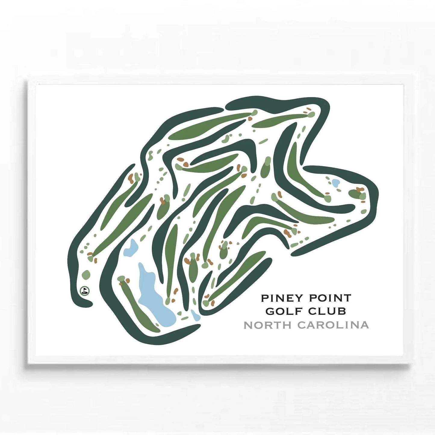 Piney Point Golf Club, North Carolina - Printed Golf Courses