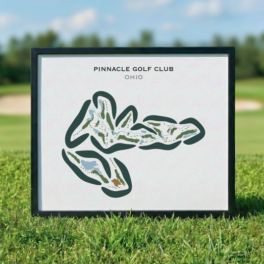 Pinnacle Golf Club, Ohio - Printed Golf Courses