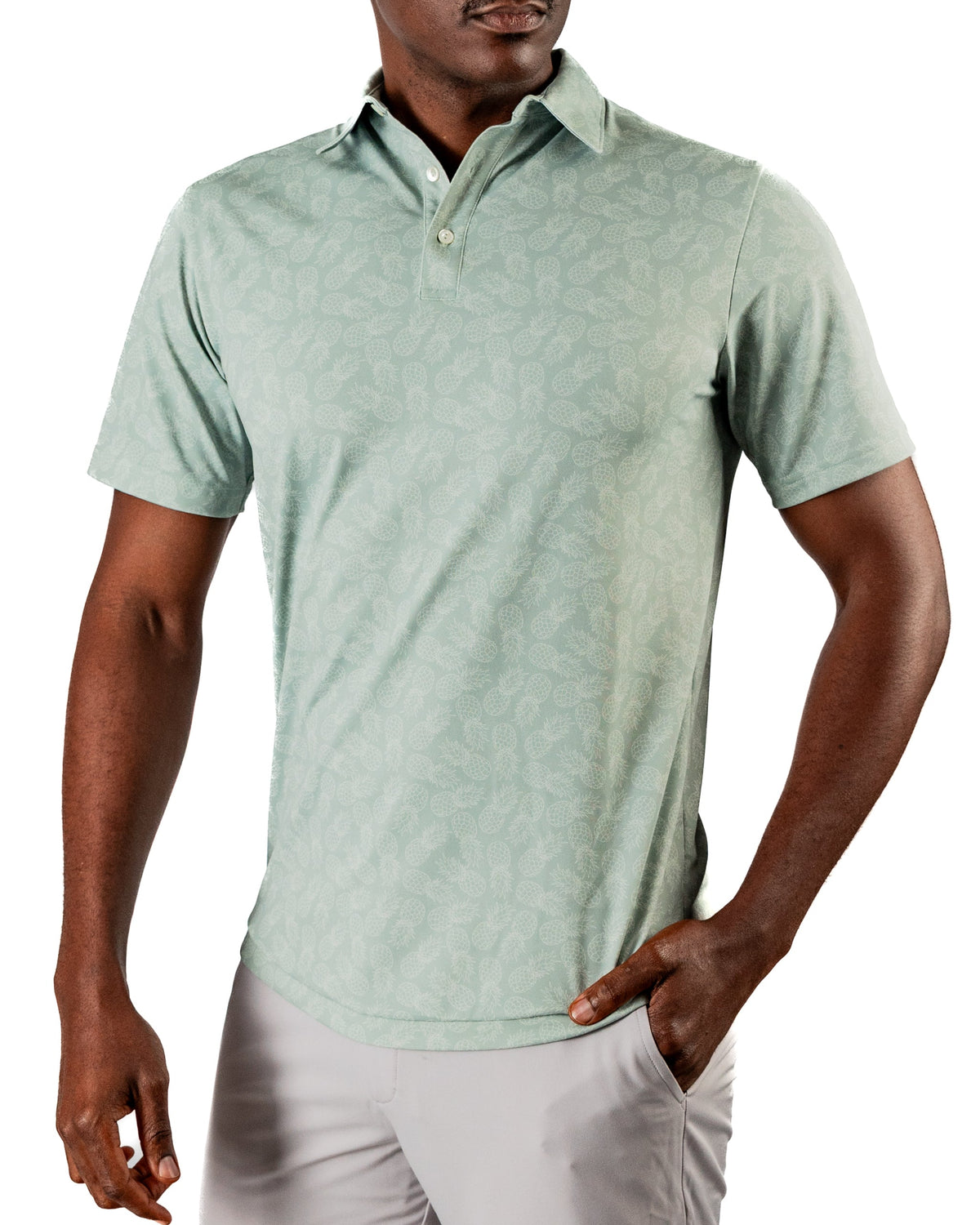 Pineapples Golf Polo