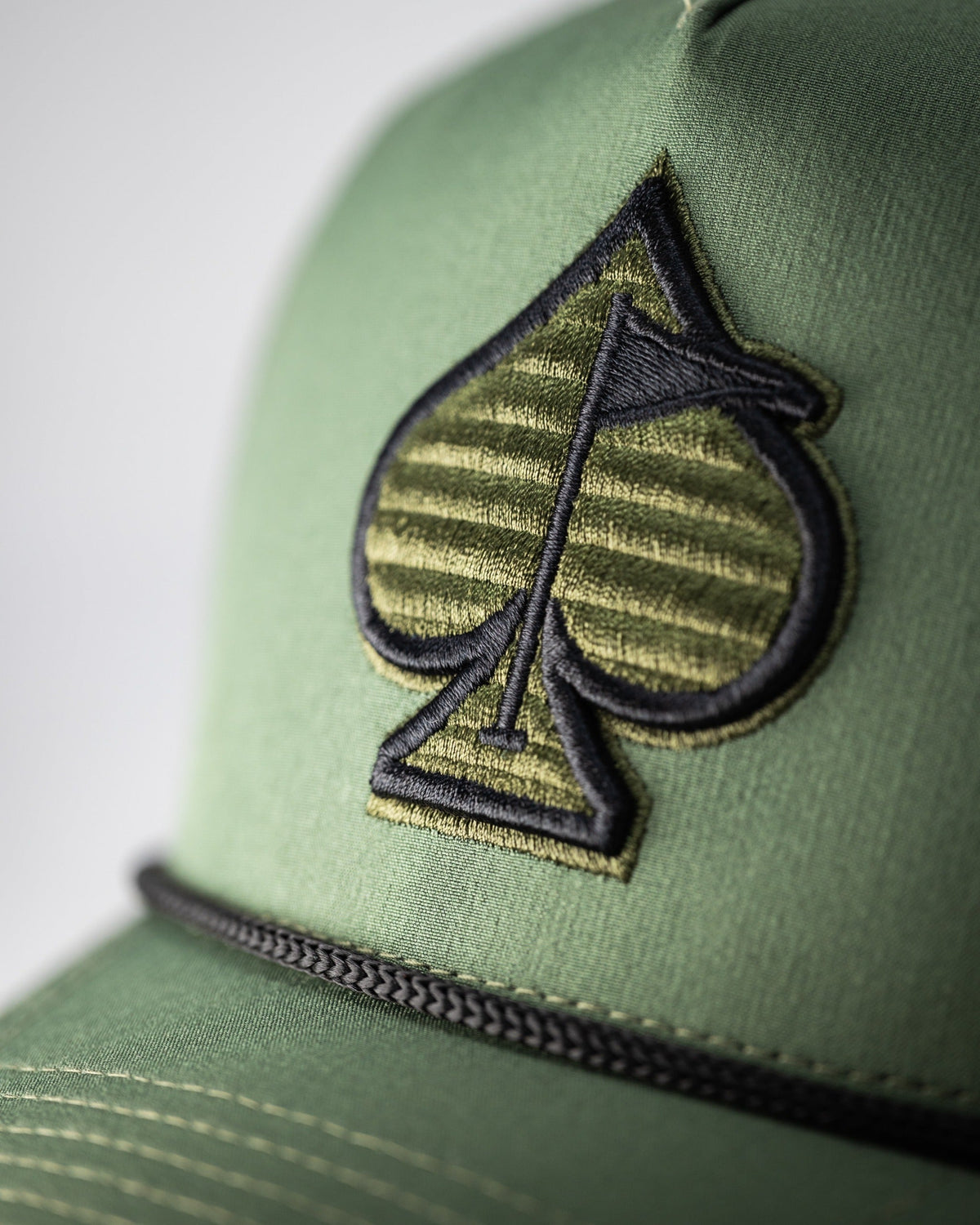 Perforated Golf Rope Hat - Olive