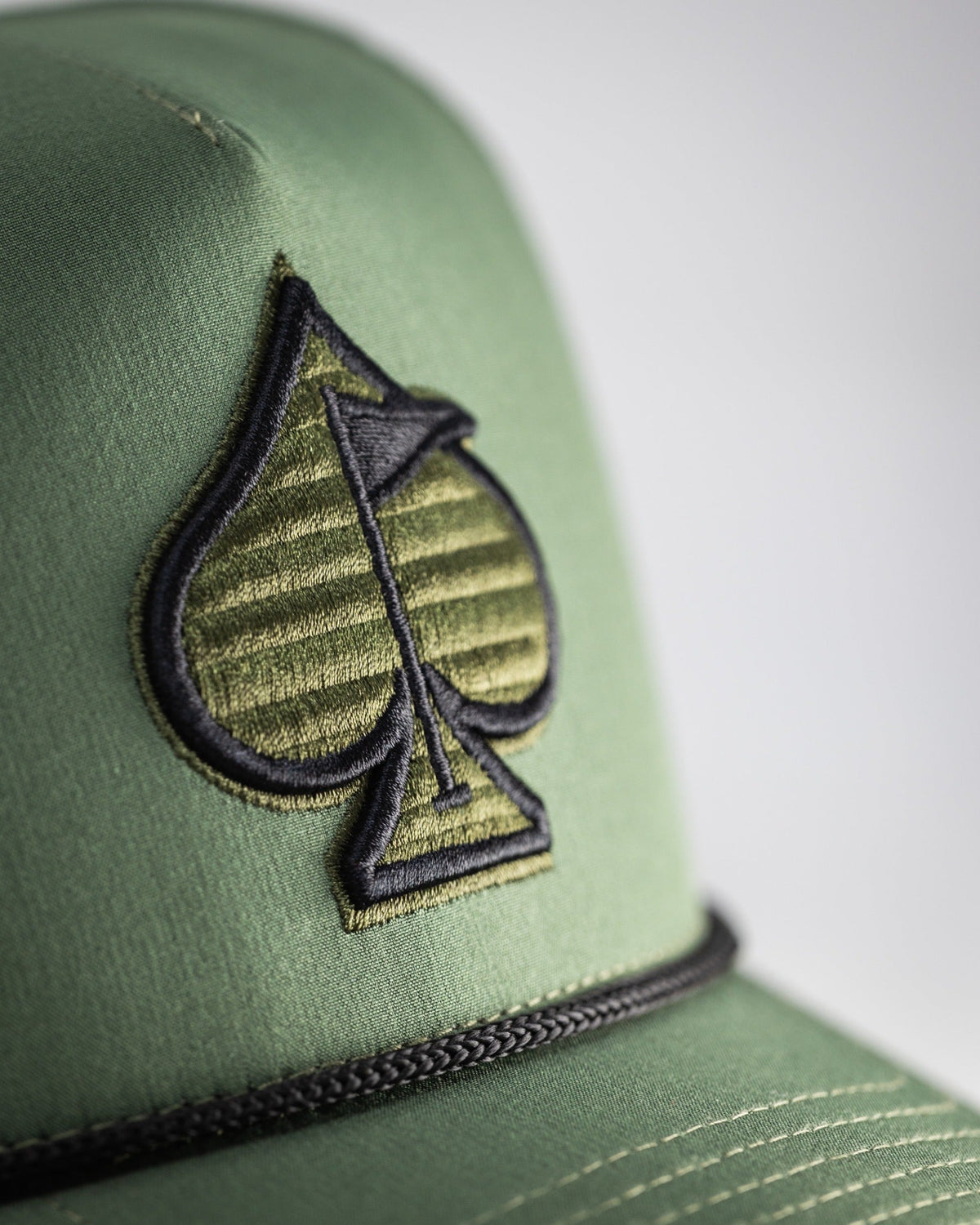 Perforated Golf Rope Hat - Olive