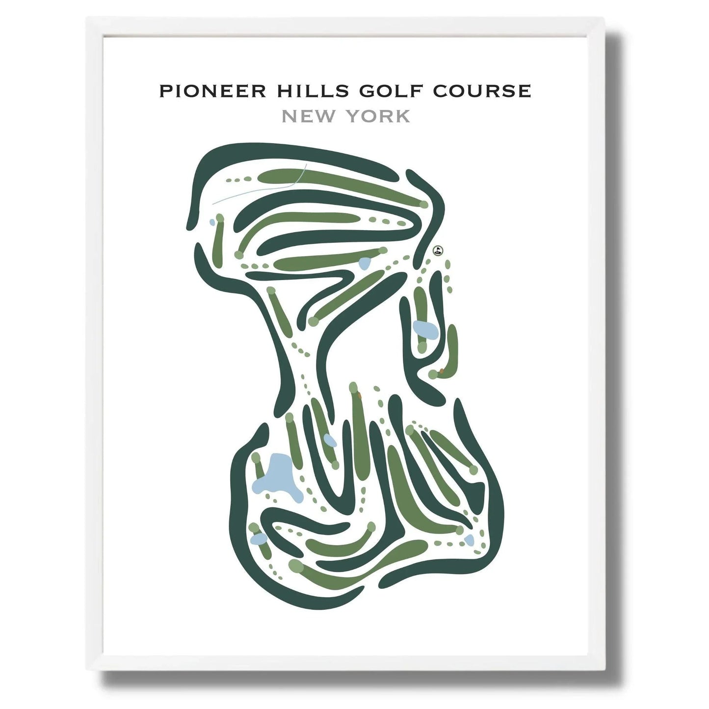 Pioneer Hills Golf Course, New York - Printed Golf Courses